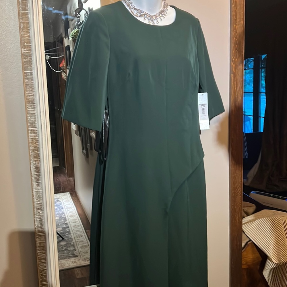NWT Kay Unger walk thru Jumpsuit Davina Forest